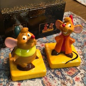 Cinderella Jaq & Gus- Salt & Pepper Shaker Set